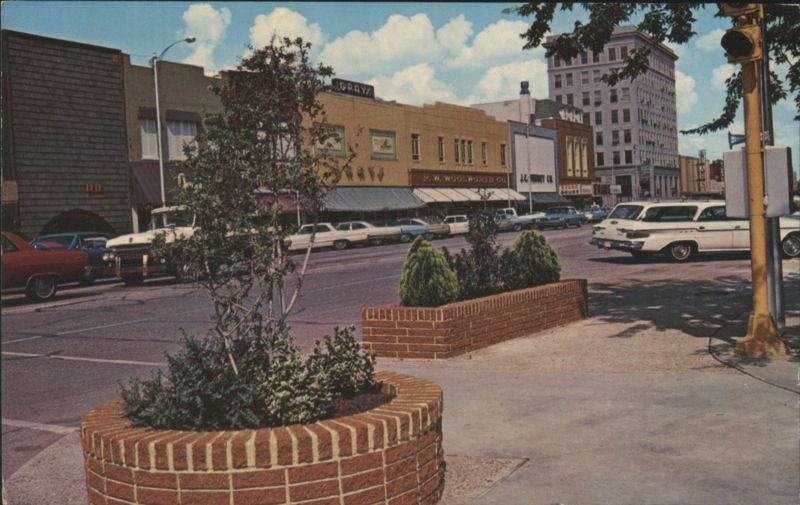 Looking East on Randolph Street, Enid, Oklahoma