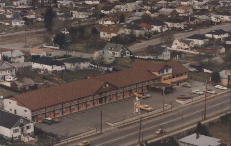 BIG 7 MOTEL and A.B.C. Family Restaurant, Nanaimo, BC Canada