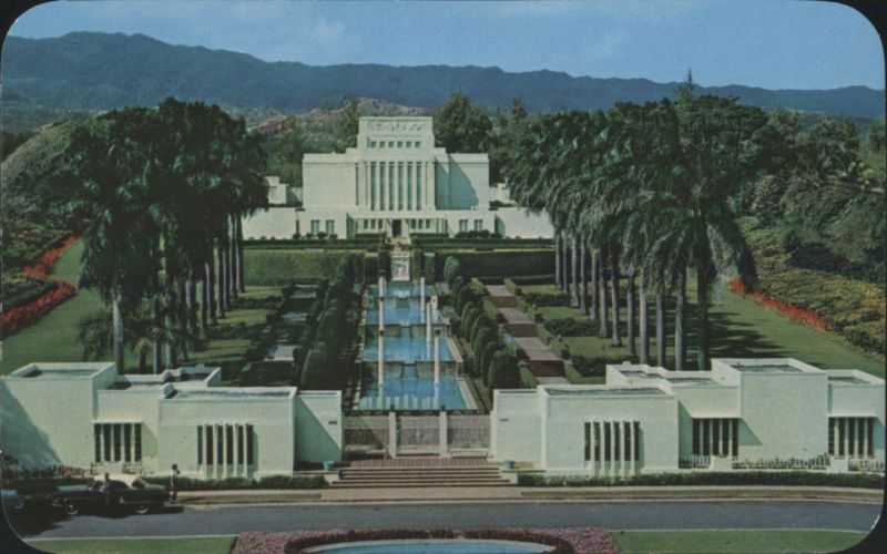 Mormon Temple, Laie, Oahu, Hawaii