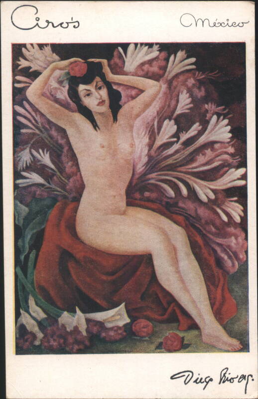 NARDOS by Diego Rivera - Nude Woman with Flowers