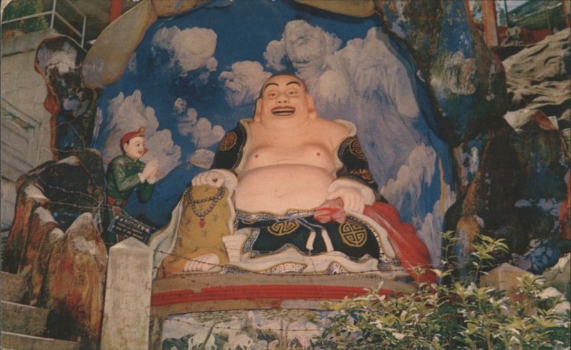 Giant Laughing Buddha, Tiger Balm Garden Hong Kong China