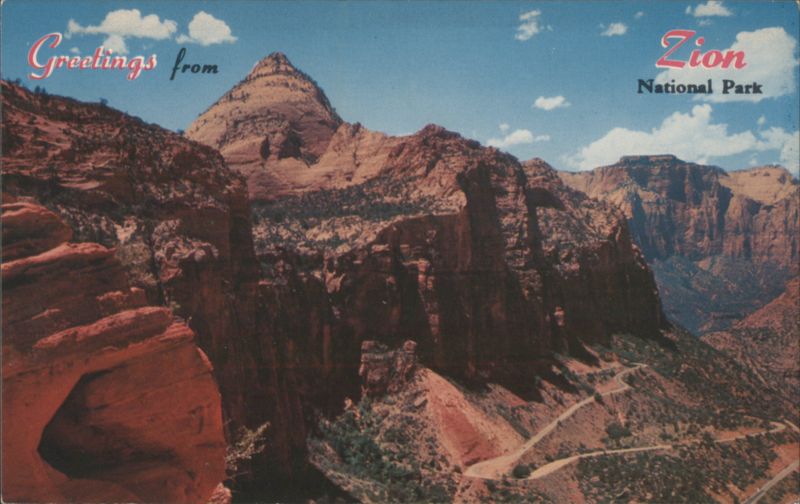 Zion National Park, Mount Carmel Highway Switchbacks Utah