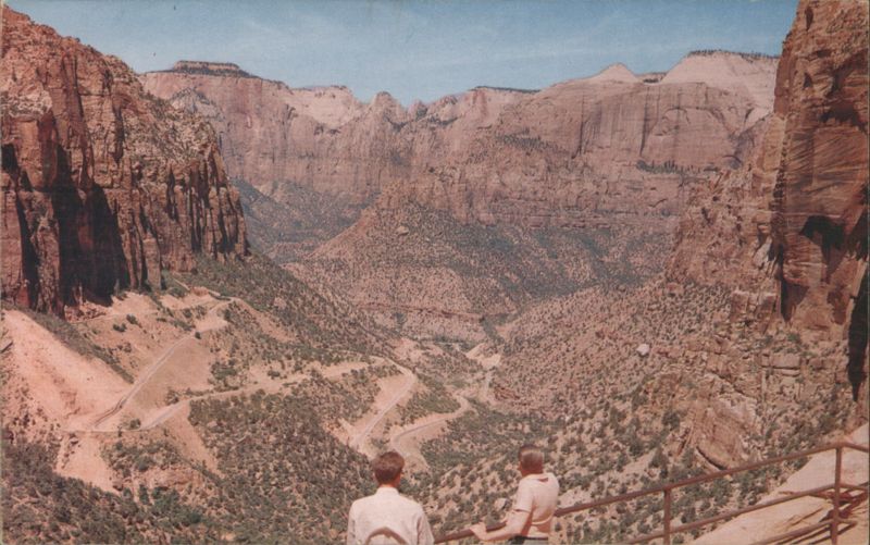 Mt. Carmel Highway Switchbacks & Pine Canyon, Zion NP Zion National Park Utah