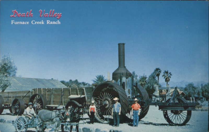 Furnace Creek Ranch, Death Valley Borax Relics California