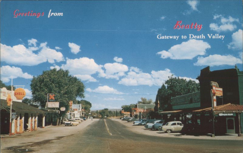 Main Street, Beatty, Gateway to Death Valley Nevada