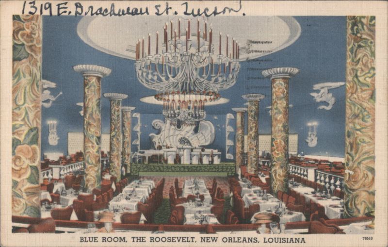 Blue Room, The Roosevelt, New Orleans Louisiana