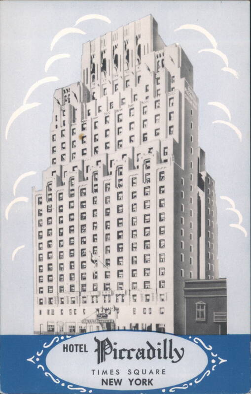 Hotel Piccadilly, Times Square, New York