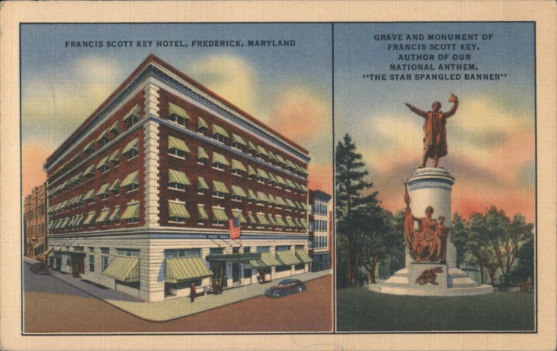 Francis Scott Key Hotel and Monument, Frederick, Maryland