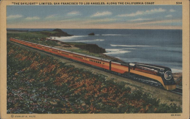 The Daylight Limited, San Francisco to Los Angeles California