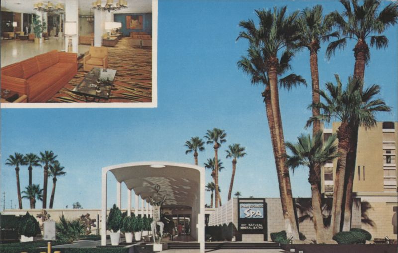 Palm Springs Spa Hotel & Mineral Springs Lobby & Exterior California