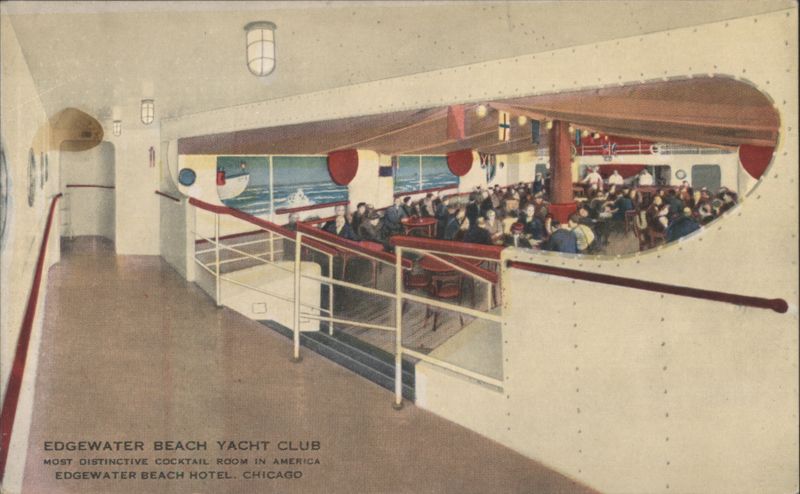 Edgewater Beach Yacht Club Cocktail Room, Chicago Illinois