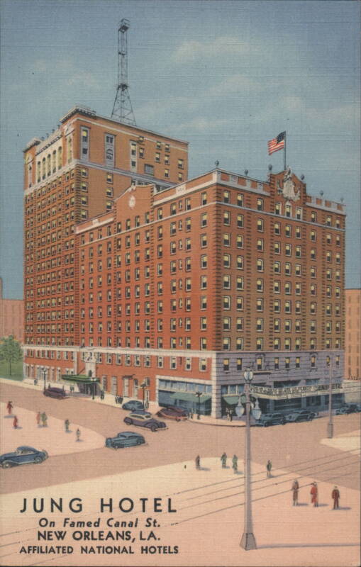 Jung Hotel on Canal Street New Orleans Louisiana