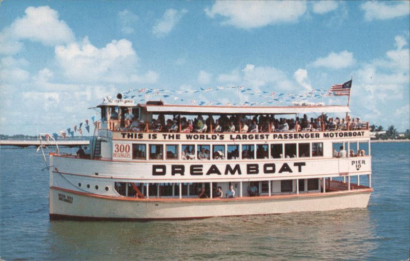 Seven Seas Dreamboat, World's Largest Passenger Motorboat Miami Florida
