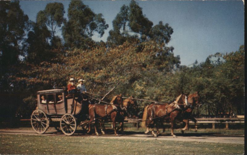 Stagecoach at Knott's Berry Farm Ghost Town Buena Park California