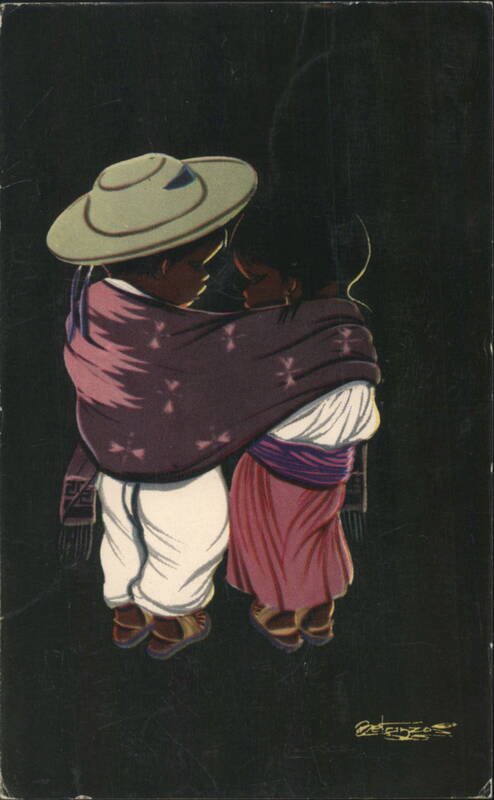 Embracing Mexican Children in Traditional Attire Mexico