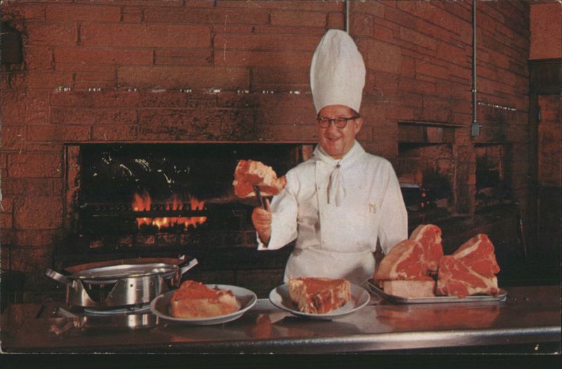 George Diamond Charcoal Broiled Steaks, Chef & Broiler
