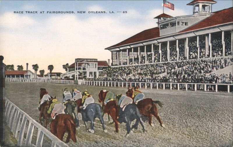 Race Track at Fairgrounds, New Orleans, LA. Louisiana