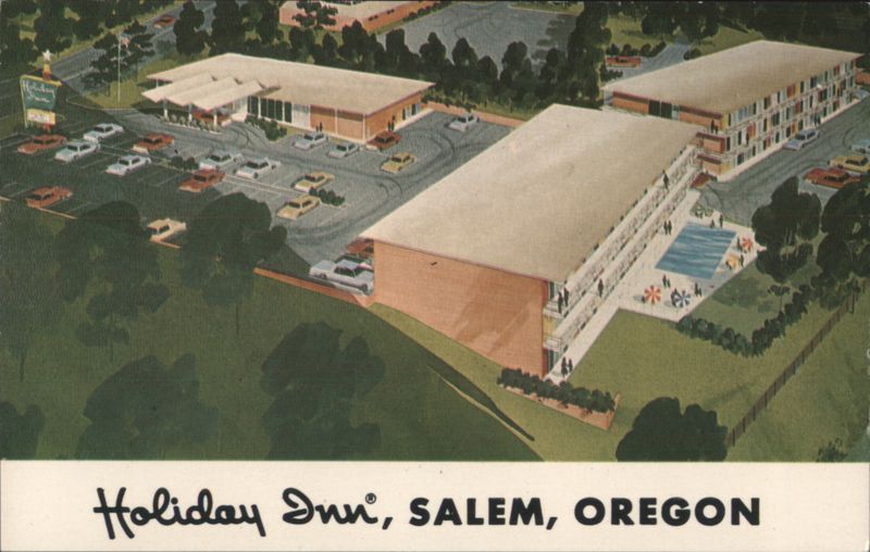 Holiday Inn, Salem, Oregon Aerial View