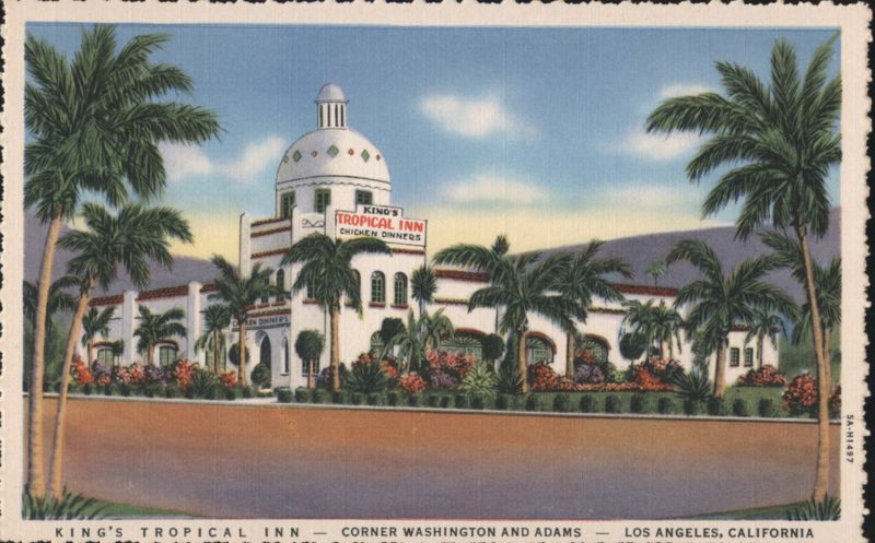 King's Tropical Inn on Washington and Adams Los Angeles California