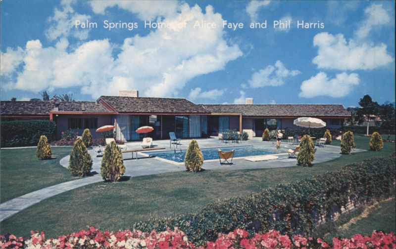 Palm Springs Home of Alice Faye and Phil Harris California