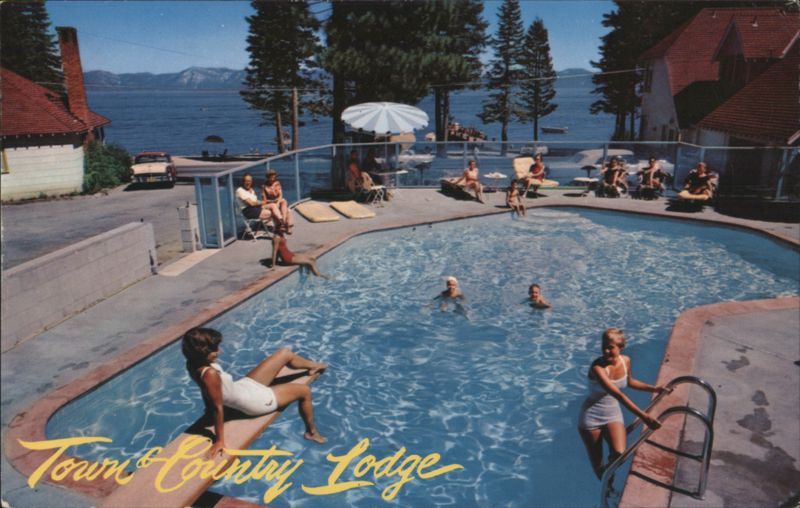 Town & Country Lodge, Heated Pool and Lake Tahoe View Tahoe City California