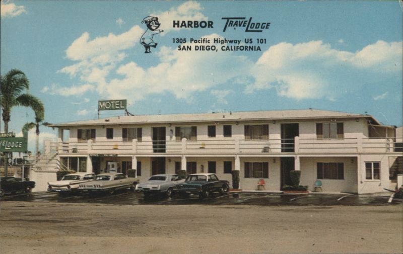 Harbor Travelodge Motel, San Diego California