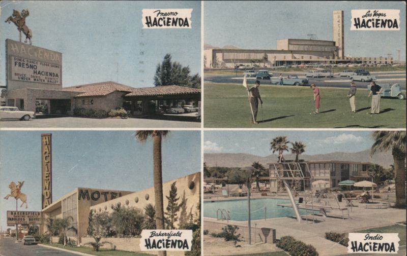 Hacienda Motels: Fresno, Las Vegas, Bakersfield, Indio