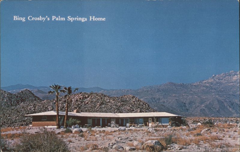 Bing Crosby's Palm Springs Home Palm Desert California