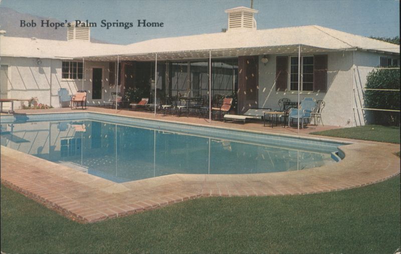 Bob Hope's Palm Springs Home with Swimming Pool California