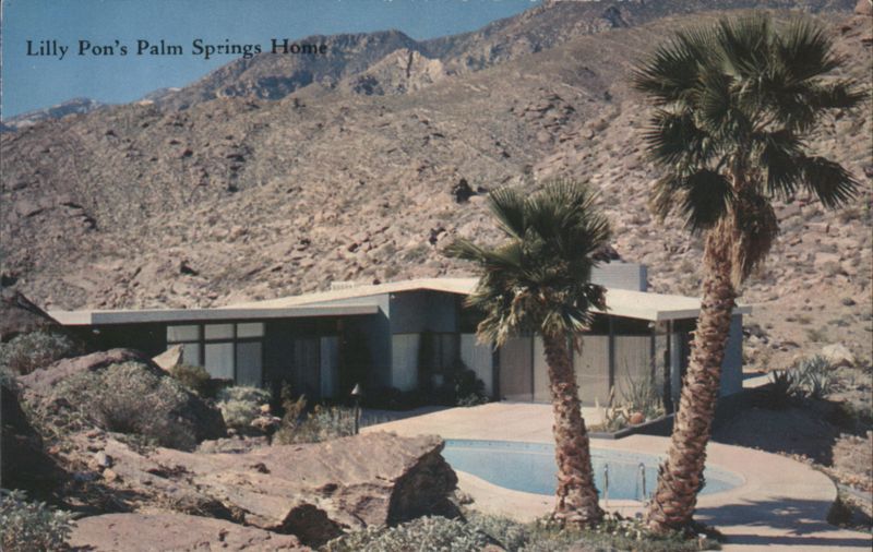 Lilly Pons Palm Springs Home California