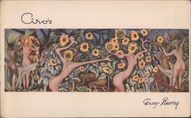 Diego Rivera's 'Vino, Mujeres, Flores' Painting for Ciro's