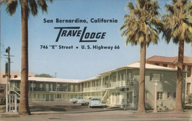 San Bernardino Travelodge on U.S. Highway 66 California