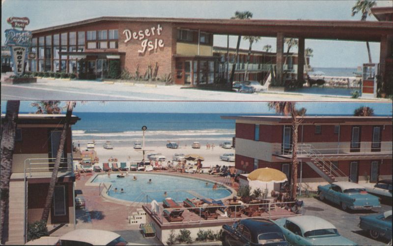 Desert Isle Motel with Pool and Ocean View, Daytona Beach Florida