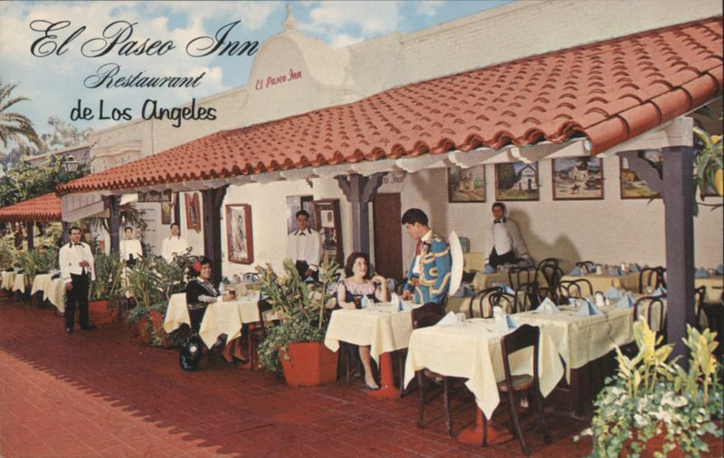 El Paseo Inn Restaurant de Los Angeles California Bob Plunkett
