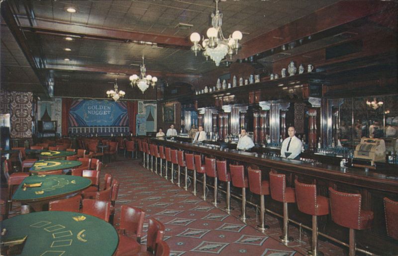 Golden Nugget Gambling Hall, Saloon & Restaurant Interior Las Vegas