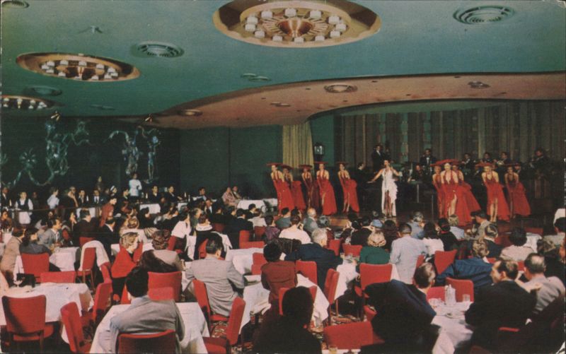 The Fabulous Copa Room at The Sands, Las Vegas Nevada