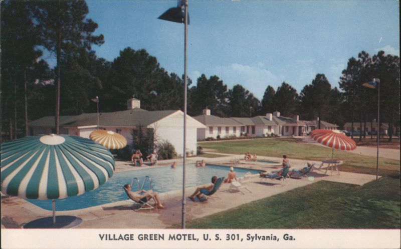 Village Green Motel Pool, Sylvania, GA Georgia