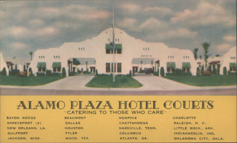 Alamo Plaza Hotel Courts - Catering to Those Who Care