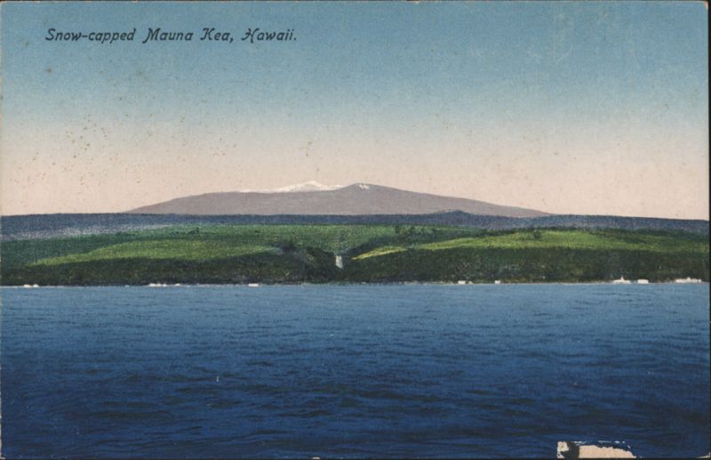 Snow-capped Mauna Kea, Hawaii