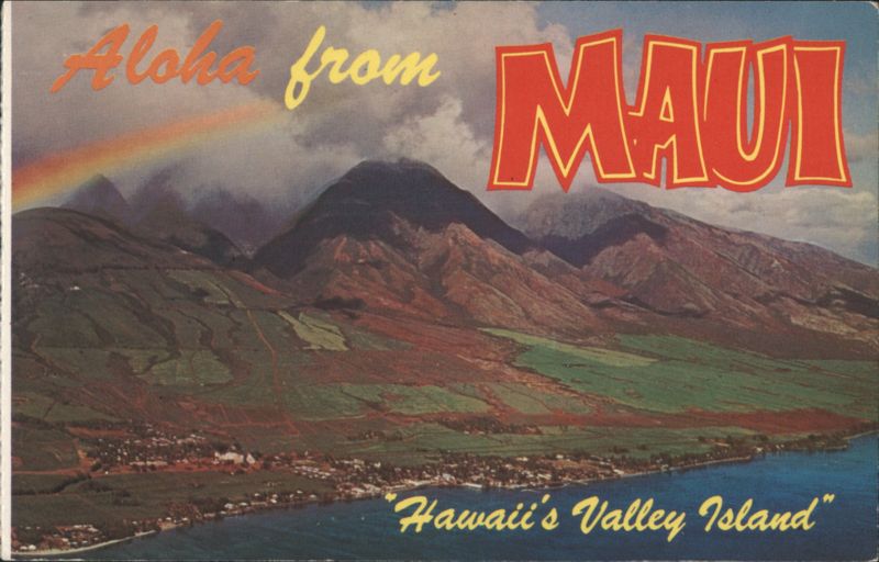 Maui, Hawaii: Valley Island, Coastal Town & Rainbow