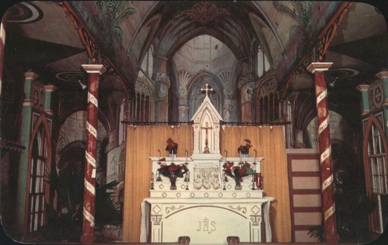 Painted Church Interior with Murals, Kona, Hawaii Billy Howell