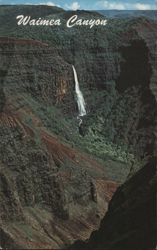 Waimea Canyon with Waterfall, Kauai Hawaii Robert Wenkam
