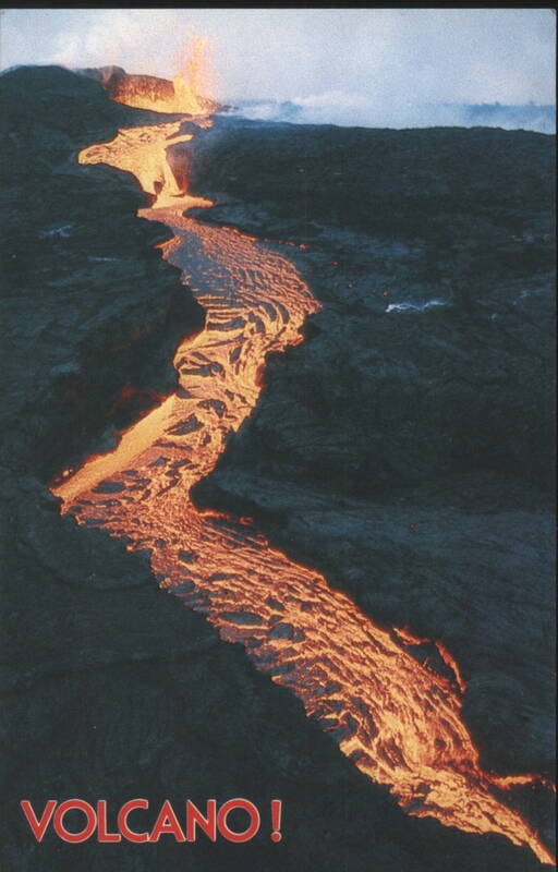Kilauea Volcano Eruption, Puu Kaoamoa Lava Flow Hawaii