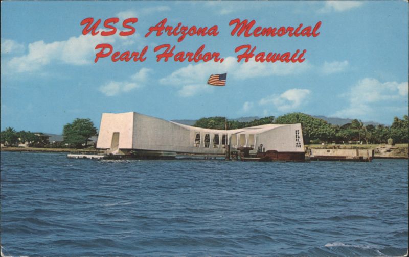 USS Arizona Memorial at Pearl Harbor Honolulu Hawaii