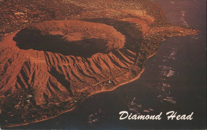 Diamond Head and Black Point, Oahu Aerial View Honolulu Hawaii