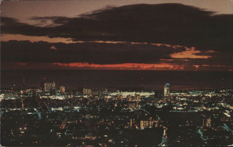 Honolulu Early Evening Sunset Over Pacific Hawaii Sandy Colvin, Jr.