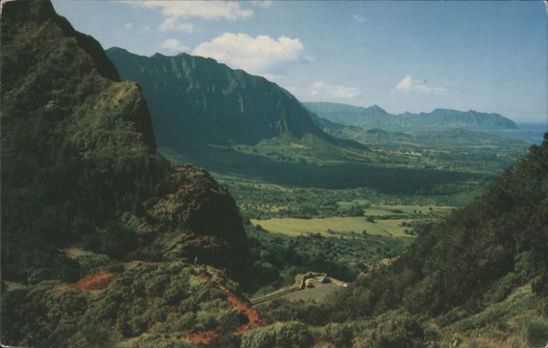 Nuuanu Pali View on Oahu Hawaii Werner Stoy
