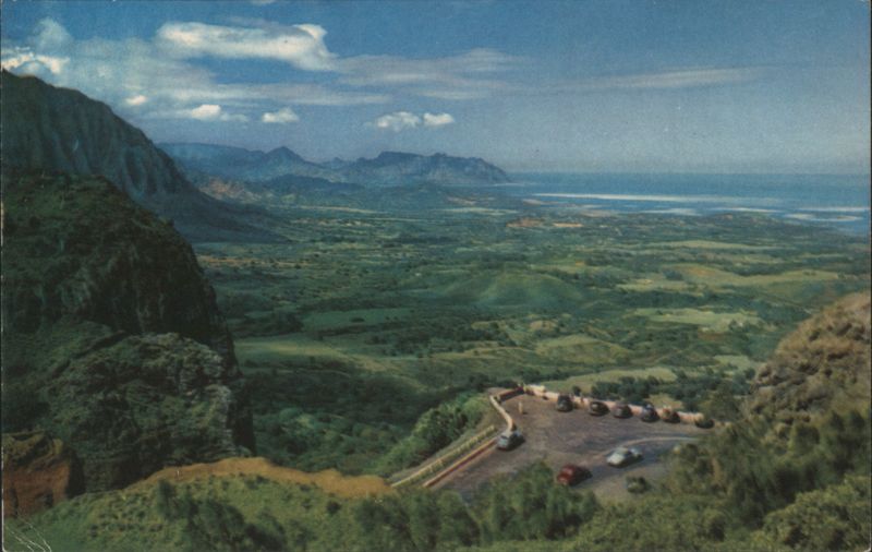 Nuuanu Pali Precipice - Windward Oahu View Honolulu Hawaii