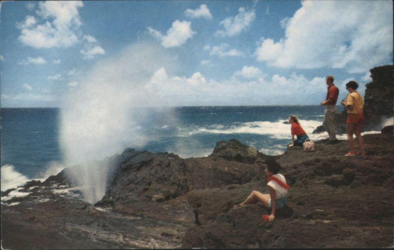 The Blow Hole, Oahu, Hawaii - Salt Water Geysers Honolulu