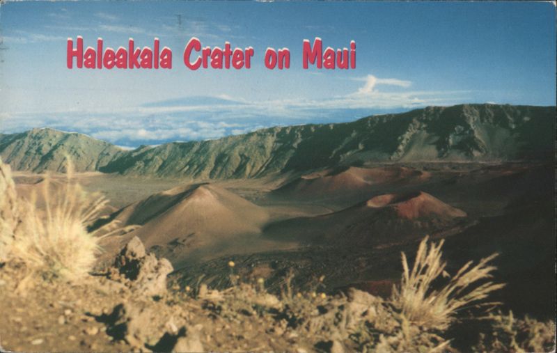 Haleakala Crater on Maui Hawaii EUGENE J. BARTON
